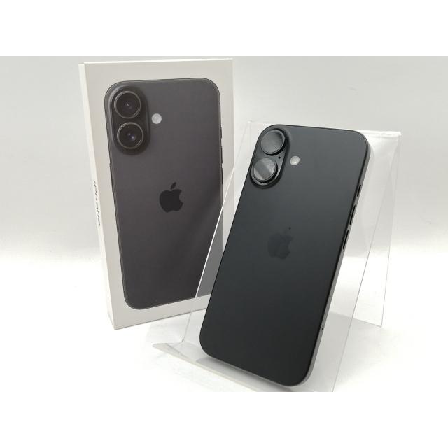 中古】Apple 国内版 【SIMフリー】 iPhone 16 128GB ブラック MYDQ3J/A
