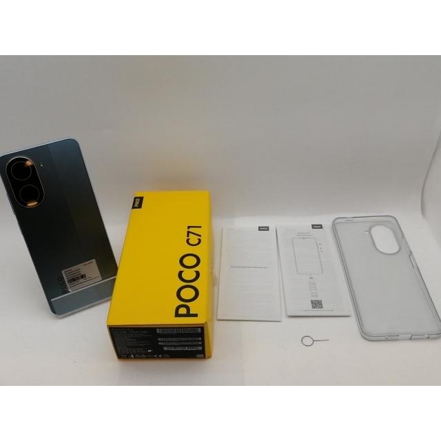 中古】Xiaomi 海外版 【SIMフリー】 POCO C71 4GB 128GB Blue【津田沼