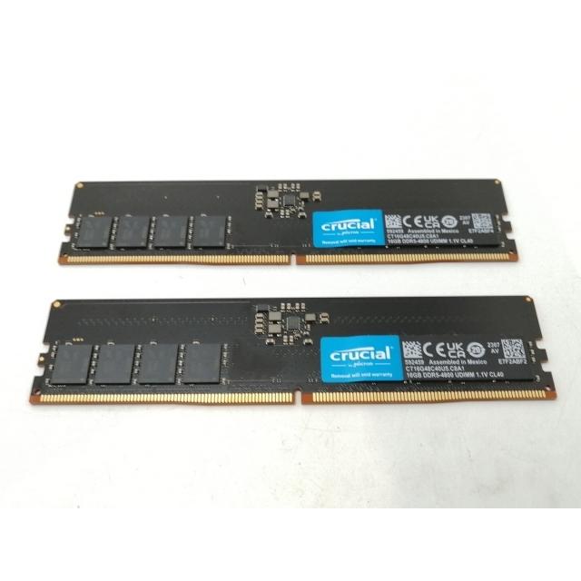 中古】DDR5 16GB 2枚組（合計32GB） DDR5-4800(PC5-38400