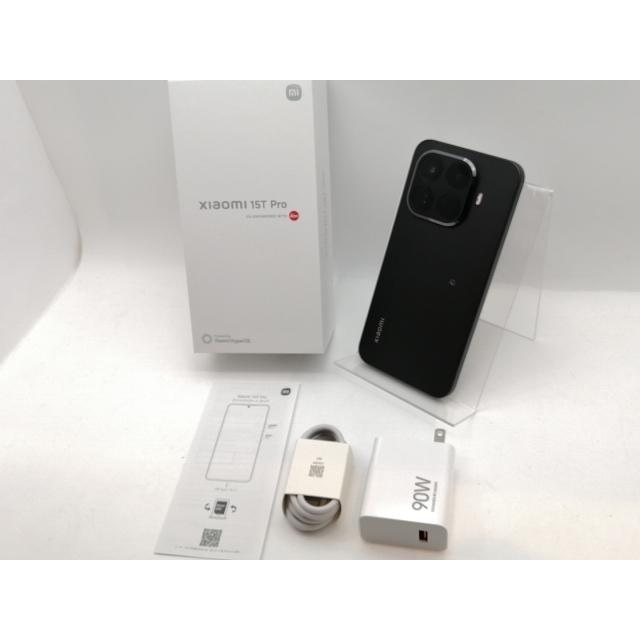 中古】Xiaomi 国内版 【SIMフリー】 Xiaomi 15T Pro ブラック 12GB
