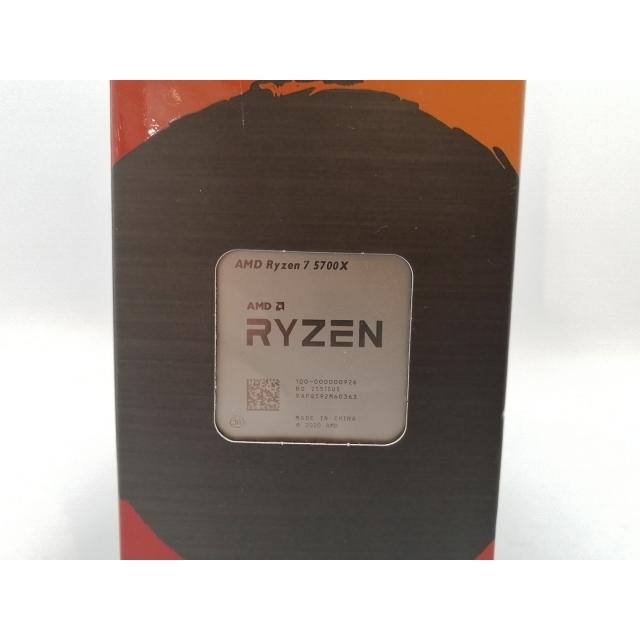 新品未開封☆AMD Ryzen 7 5700X Socket AM4 8コア 未使用】AMD Ryzen 7 5700X (3.4GHz/TC:4.6GHz) BOX AM4/8C/16T/L3