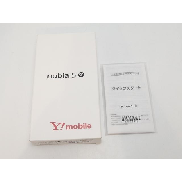 中古】ZTE ymobile 【SIMフリー】 nubia S 5G 4GB 128GB ホワイト