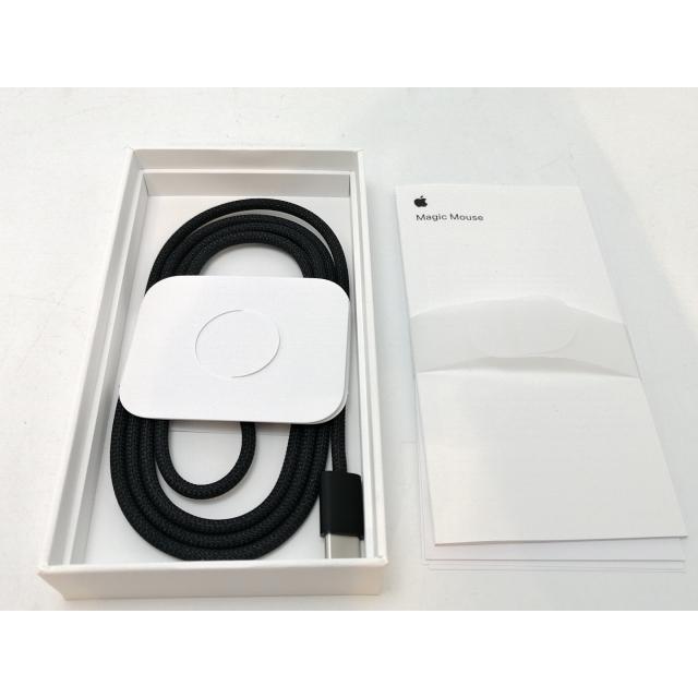 中古】Apple Magic Mouse（2024/USB-C）ブラック MXK63ZA/A【津田沼