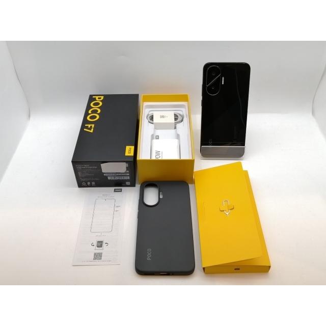 中古】Xiaomi 国内版 【SIMフリー】 Poco F7 ブラック 12GB 512GB