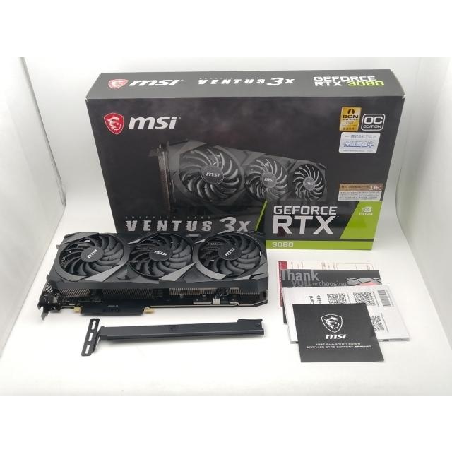 中古】MSI GeForce RTX 3080 VENTUS 3X 10G OC LHR RTX3080(LHR)/10GB 