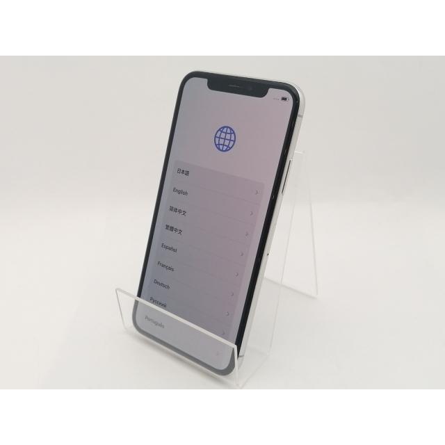 中古】Apple SoftBank 【SIMロックあり】 iPhone X 256GB シルバー