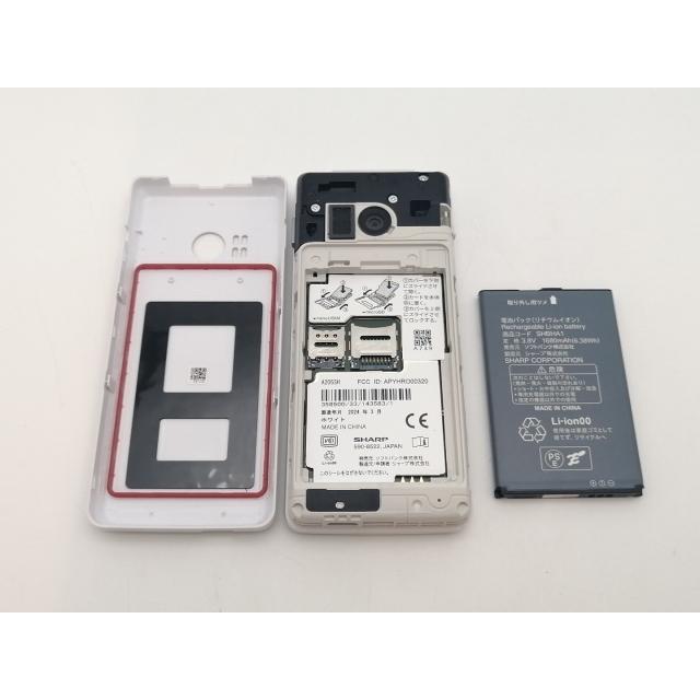 中古】SHARP SoftBank 【SIMフリー】 AQUOS ケータイ4 A205SH ホワイト