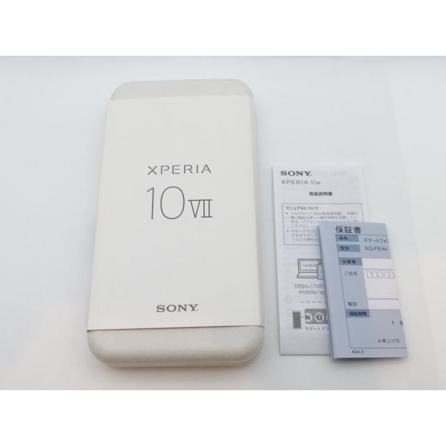 未使用】SONY 国内版 【SIMフリー】 Xperia 10 VII チャコールブラック