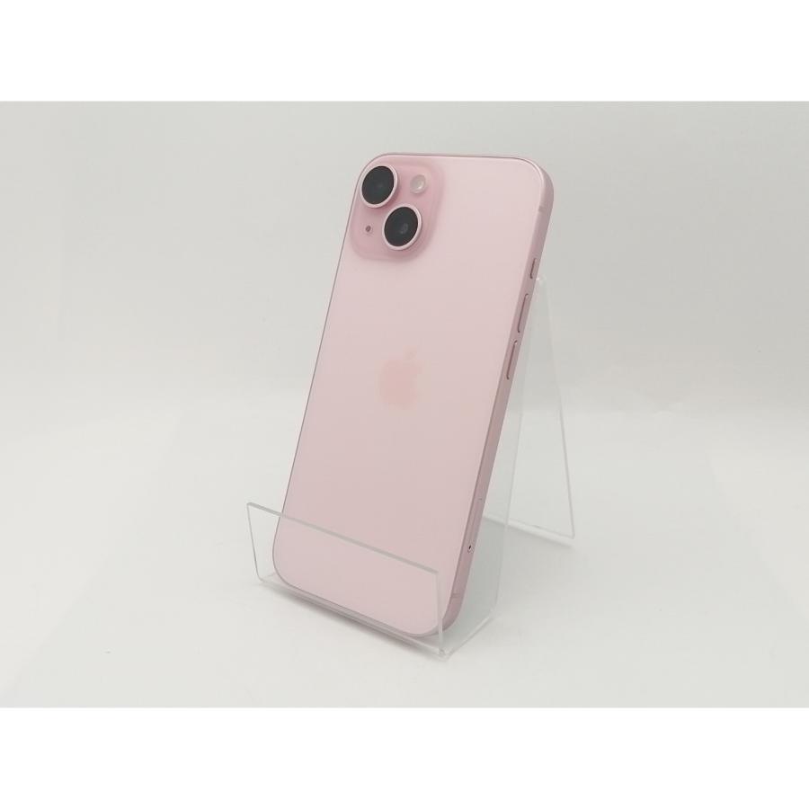 中古】Apple au 【SIMフリー】 iPhone 15 128GB ピンク MTMJ3J/A