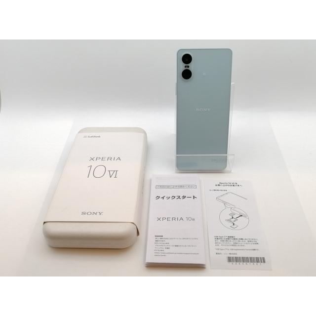 中古】SONY SoftBank 【SIMフリー】 Xperia 10 VI ブルー 6GB 128GB
