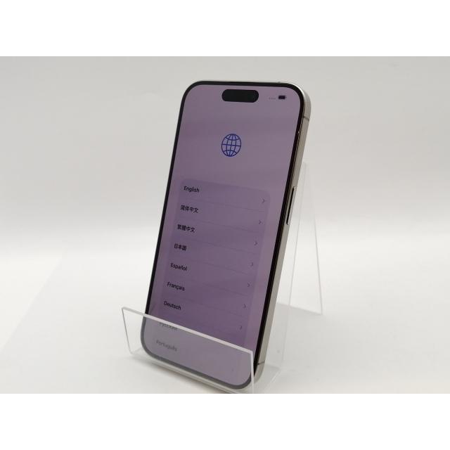 中古】Apple 国内版 【SIMフリー】 iPhone 15 Pro 128GB ナチュラル