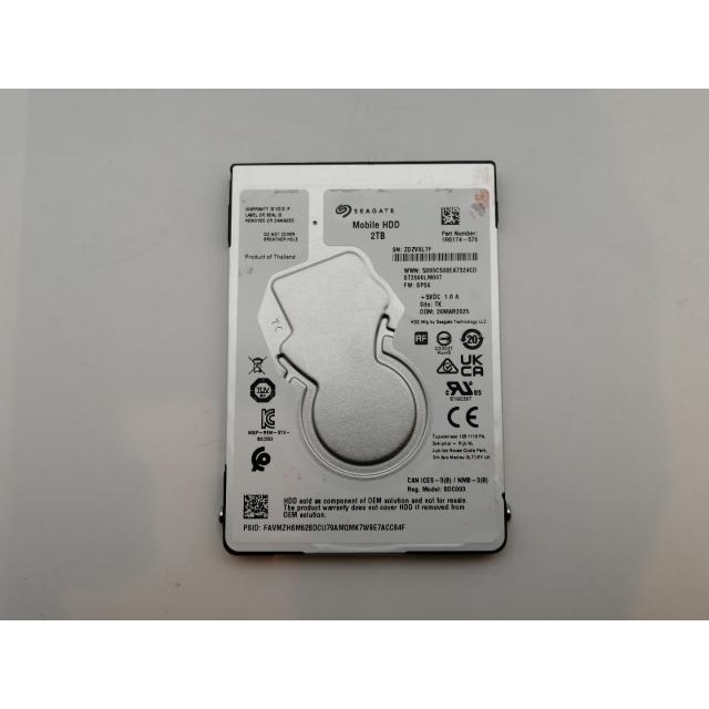 【中古】seagate ST2000LM007 中古】Seagate ST2000LM007 2TB/5400rpm/3GbpsSATA/7mm/128M【津田沼