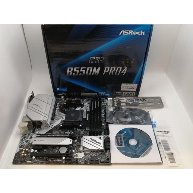 中古】ASRock B550M Pro4 B550/AM4/MicroATX【津田沼】保証期間1週間