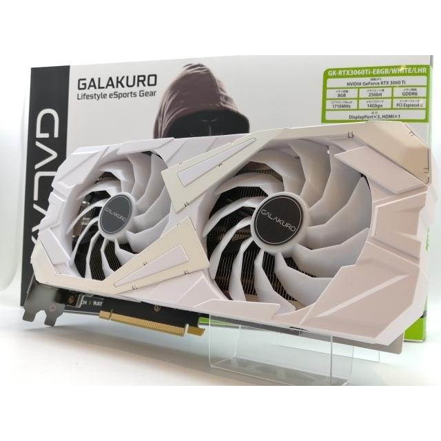 中古】玄人志向 GALAKURO GK-RTX3060Ti-E8GB/WHITE/LHR RTX3060Ti(LHR