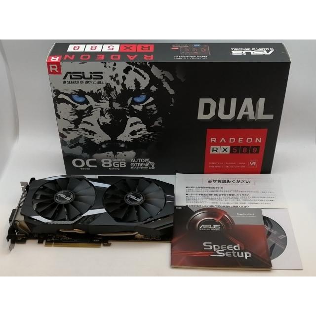 中古】ASUS DUAL-RX580-O8G RX580/8GB(GDDR5)/PCI-E【津田沼】保証期間