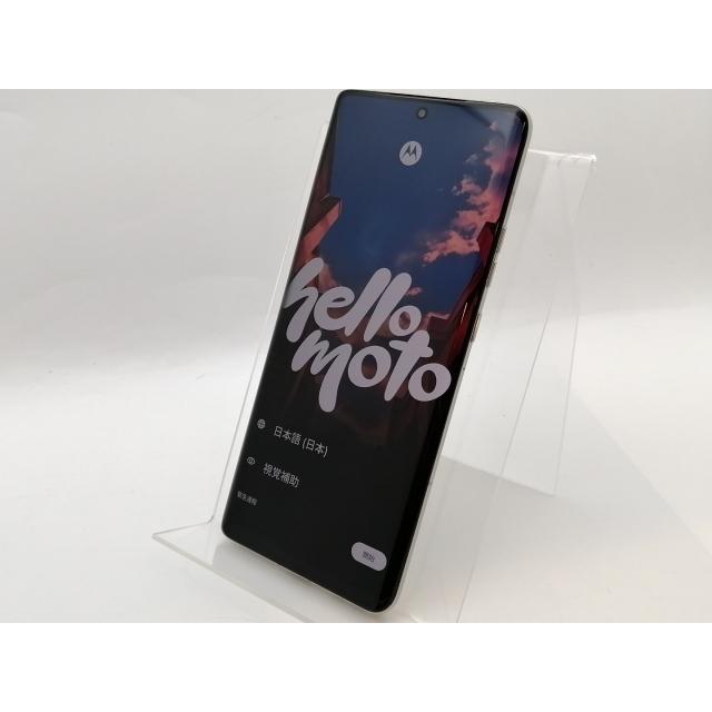 中古】MOTOROLA SoftBank 【SIMフリー】 motorola edge 50s pro バニラ