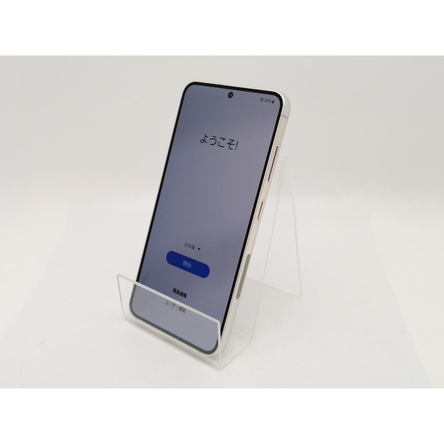 中古】SAMSUNG au 【SIMフリー】 Galaxy S23 クリーム 8GB 256GB SCG19