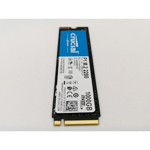 【中古】Crucial P1 CT1000P1SSD8JP 1TB 中古】Crucial P1(CT1000P1SSD8JP) 1TB/M.2 2280(PCIe3.0 NVMe)/QLC