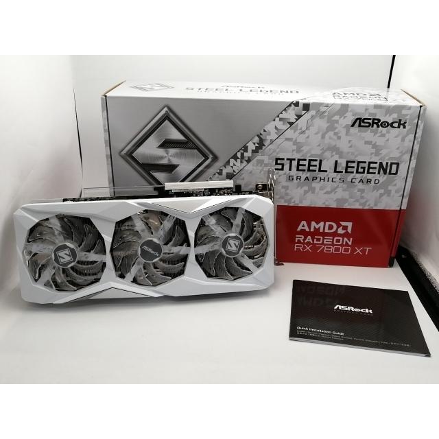 中古】ASRock Radeon RX 7800 XT Steel Legend 16GB OC RX7800XT/16GB