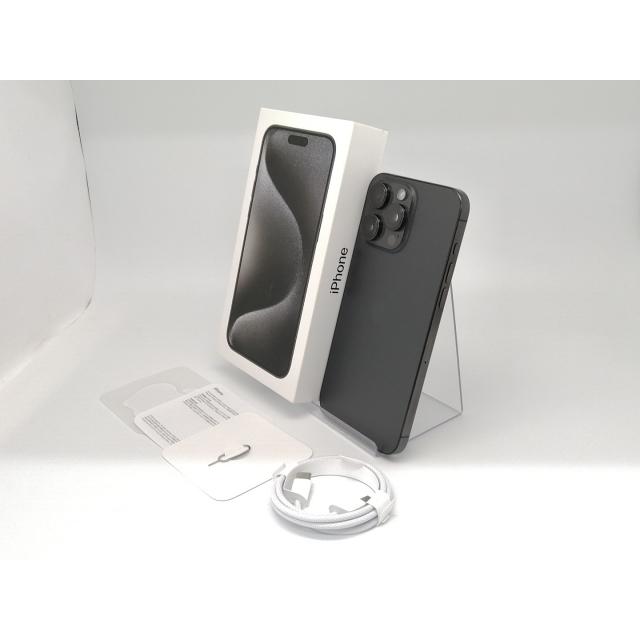中古】Apple 国内版 【SIMフリー】 iPhone 15 Pro Max 256GB ブラック