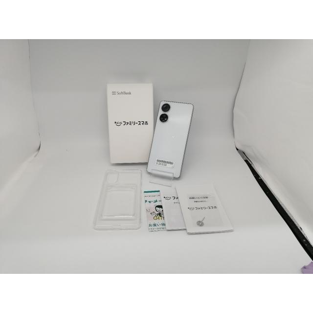 【中古】 A303ZT あんしんファミリースマホ ホワイト SIMフリー 本体 新古品 A303ZT あんしんファミリースマホ ホワイト SIMフリー