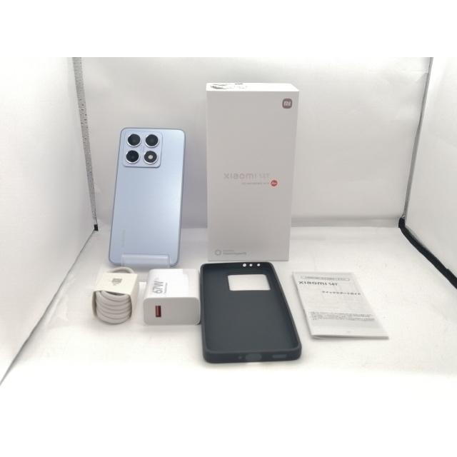 中古】Xiaomi au 【SIMフリー】 Xiaomi 14T 12GB 256GB チタンブルー