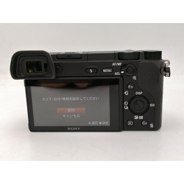 【中古】SONY α6300 パワーズームレンズキット ILCE-6300L ブラック【新宿2】保証期間１ヶ月【ランクA】