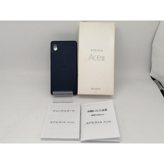 中古】SONY ymobile 【SIMフリー】 Xperia Ace III ブルー 4GB 64GB
