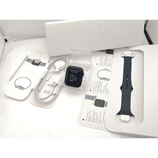 中古】Apple Watch Series9 45mm Cellular ミッドナイトアルミニウム