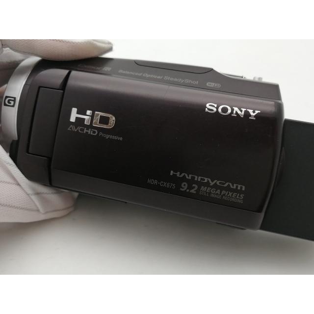 中古】SONY HDR-CX675 ボルドーブラウン【新宿2】保証期間1ヶ月