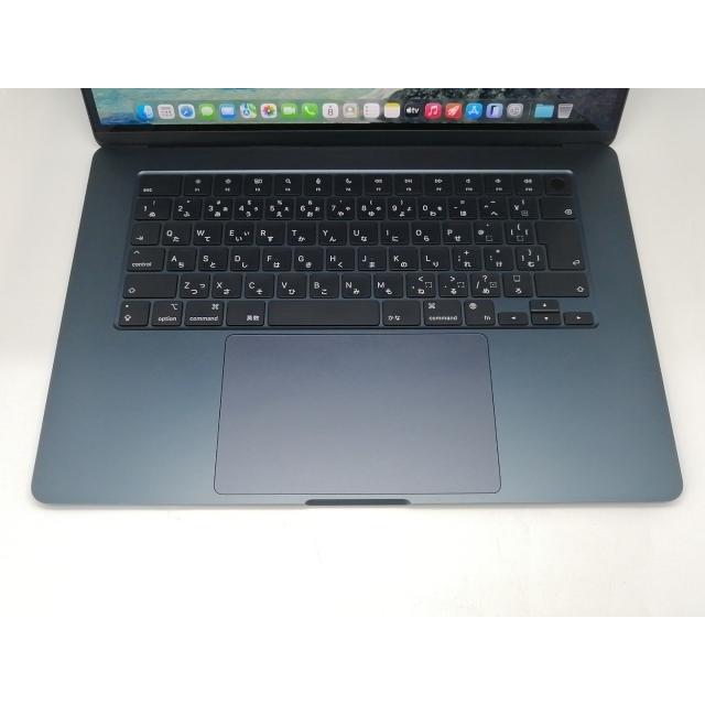 【中古】MacBook Air 15インチ  M3(CPU:8C/GPU:10C) 16GB/512GB ミッドナイト MXD43J/A (15インチ, M3, 2024)【川越クレアモール】保証期間１ヶ月【ランクB】の画像