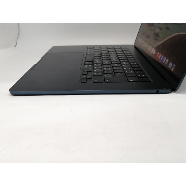 【中古】MacBook Air 15インチ  M3(CPU:8C/GPU:10C) 16GB/512GB ミッドナイト MXD43J/A (15インチ, M3, 2024)【川越クレアモール】保証期間１ヶ月【ランクB】の画像
