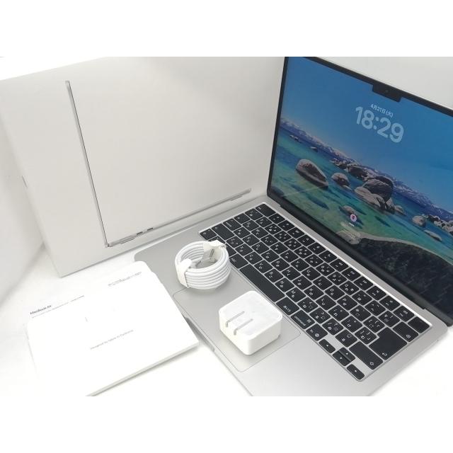 【中古】Apple MacBook Air 13インチ (M4,2025) M4(CPU:10C/GPU:10C) 16GB/512GB シルバー MW0X3J/A【川越クレアモール】保証期間１ヶ月【ランクA】の画像