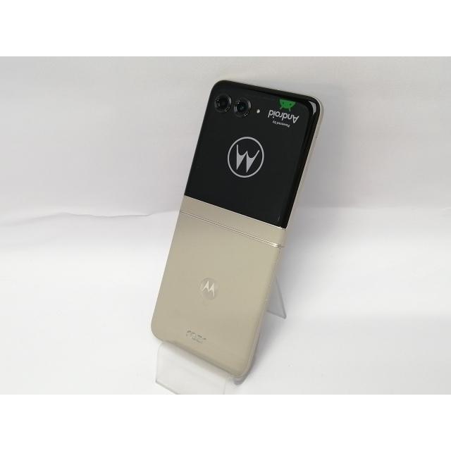 【新品未使用】motorola razr 50s サンドクリーム 256GB 中古】MOTOROLA SoftBank 【SIMフリー】 motorola razr 50s サンド