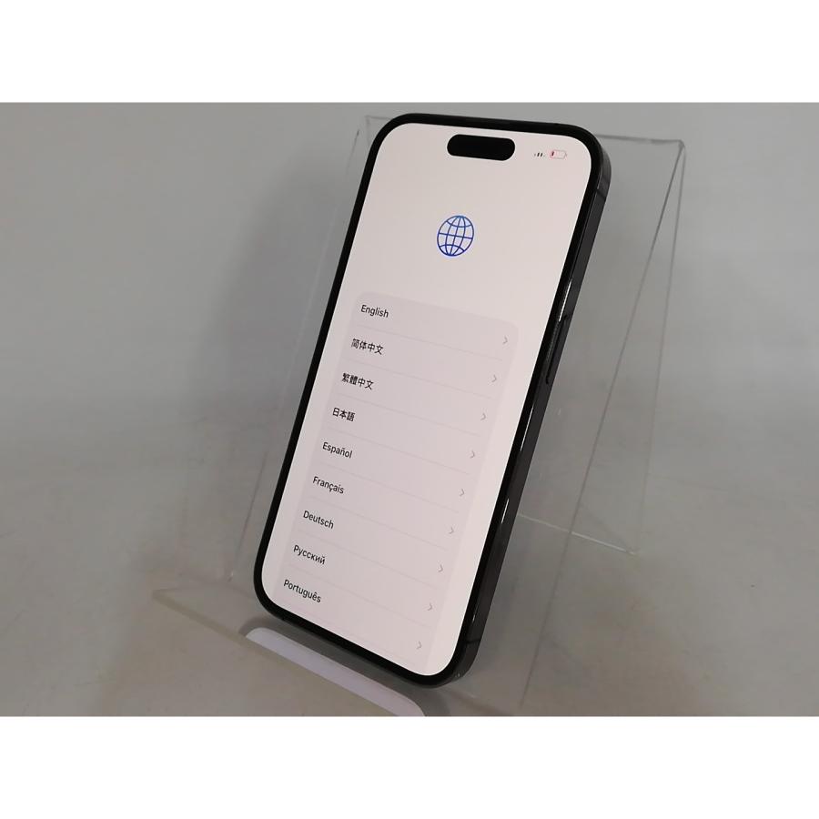 【中古】Apple SoftBank 【SIMフリー】 iPhone 14 Pro 128GB ディープパープル MQ0F3J/A【大宮東口】保証期間１ヶ月【ランクB】の画像