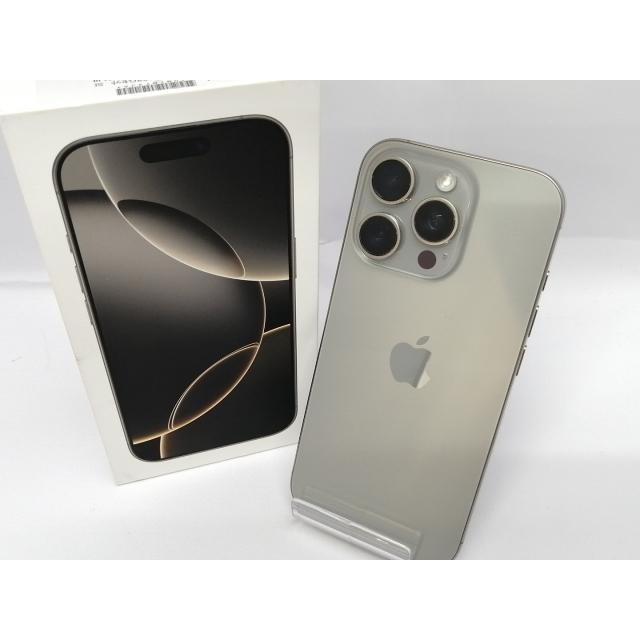 【中古】Apple au 【SIMフリー】 iPhone 16 Pro 128GB ナチュラルチタニウム MYMY3J/A【川越クレアモール】保証期間１ヶ月【ランクA】の画像