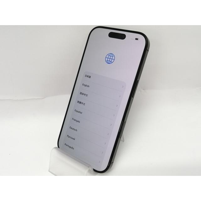 【中古】【赤ロム保証あり】Apple au 【SIMフリー】 iPhone 16 Pro 128GB ブラックチタニウム MYMV3J/A【川越クレアモール】保証期間１ヶ月【ランクB】の画像