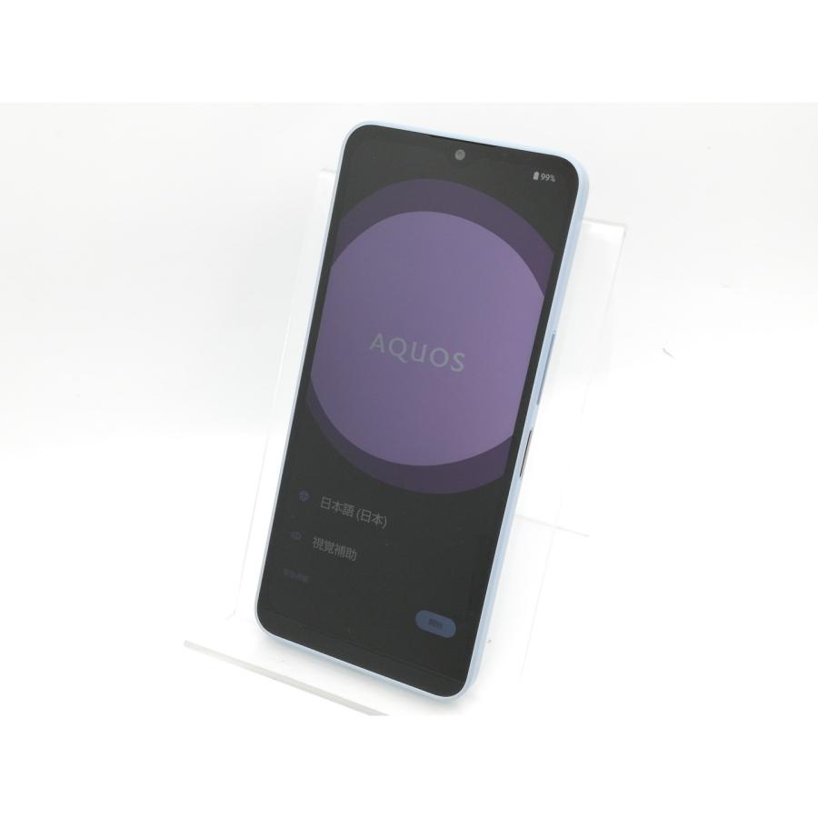 中古】SHARP docomo 【SIMフリー】 AQUOS wish4 ブルー 4GB 64GB SH