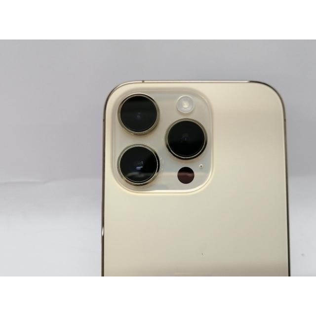 【中古】Apple SoftBank 【SIMフリー】 iPhone 14 Pro 128GB ゴールド MQ073J/A【川越クレアモール】保証期間１ヶ月【ランクA】の画像
