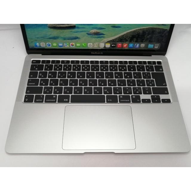 【中古】Apple MacBook Air 13インチ CTO (M1・2020) シルバー Apple M1(CPU:8C/GPU:7C)/16G/256G【川越クレアモール】保証期間１ヶ月【ランクA】の画像