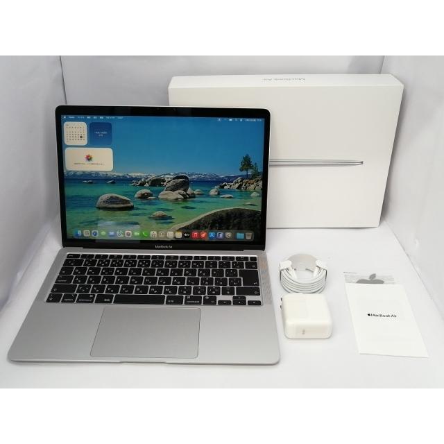 【中古】Apple MacBook Air 13インチ CTO (M1・2020) シルバー Apple M1(CPU:8C/GPU:7C)/16G/256G【川越クレアモール】保証期間１ヶ月【ランクA】の画像