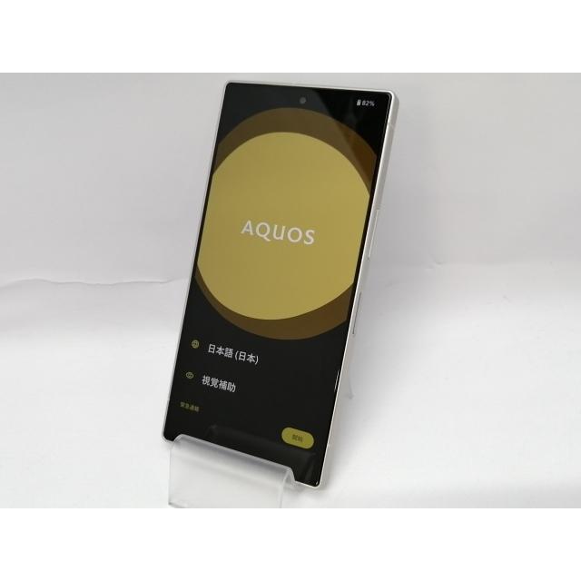 中古】SHARP 国内版 【SIMフリー】 AQUOS R10 カシミヤホワイト 12GB