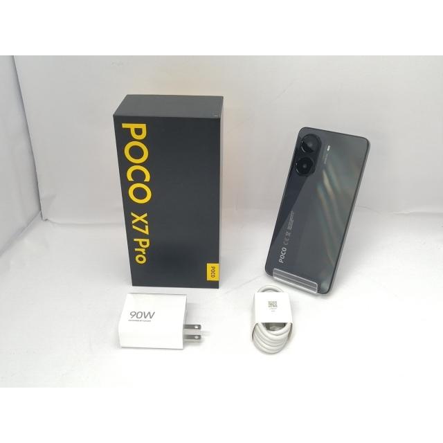 中古】Xiaomi 【SIMフリー】 Poco X7 Pro ブラック 8GB 256GB【川越