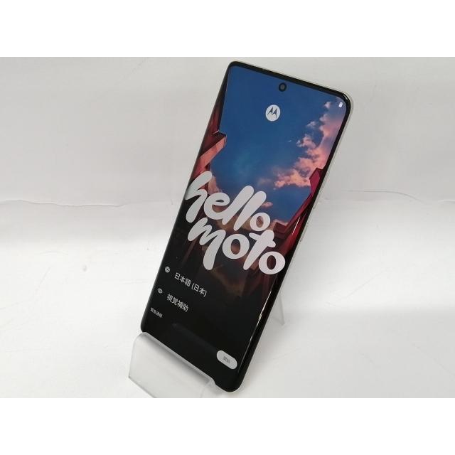 中古】MOTOROLA SoftBank 【SIMフリー】 motorola edge 50s pro バニラ
