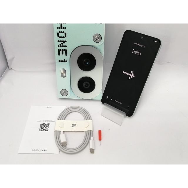 中古】NOTHING 【SIMフリー】 CMF Phone 1 8GB 128GB ライトグリーン