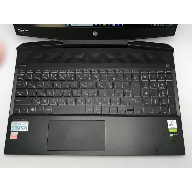 中古】HP Pavilion Gaming 15-dk1003TX Core i7 10750H/16GB/1T(HDD)+