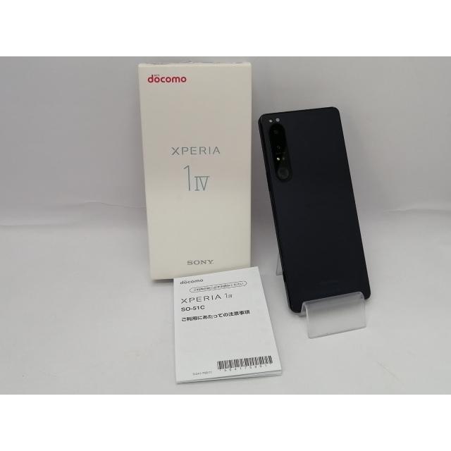 中古】SONY docomo 【SIMフリー】 Xperia 1 IV パープル 12GB 256GB SO