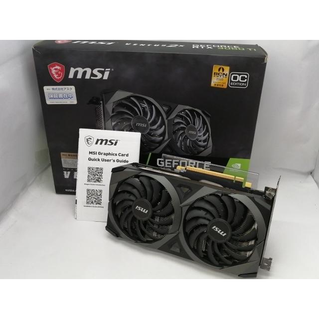 MSI GeForce RTX 3060 Ti VENTUS 2X 8G 中古 中古】MSI GeForce RTX 3060 Ti VENTUS 2X OC RTX3060Ti/8GB(GDDR6