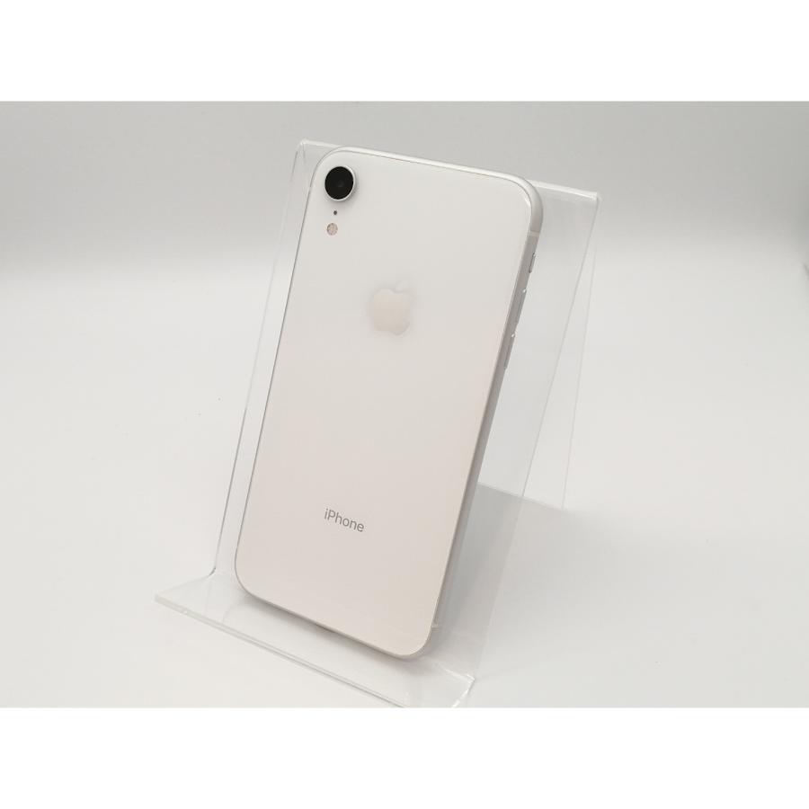 【中古】Apple docomo 【SIMロック解除済み】 iPhone XR 64GB ホワイト MT032J/A【高崎モントレー】保証期間１ヶ月【ランクB】｜janpara｜02