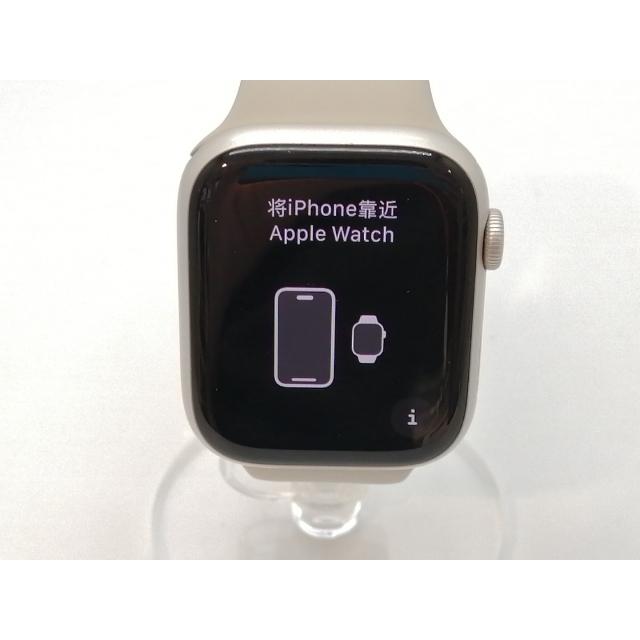 中古】Apple Watch Series8 45mm GPS スターライトアルミニウムケース  